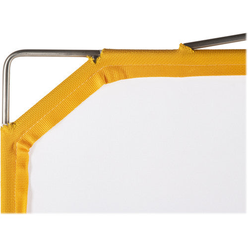 Matthews Solid Frame Scrim White Artificial Silk (48 x 48")