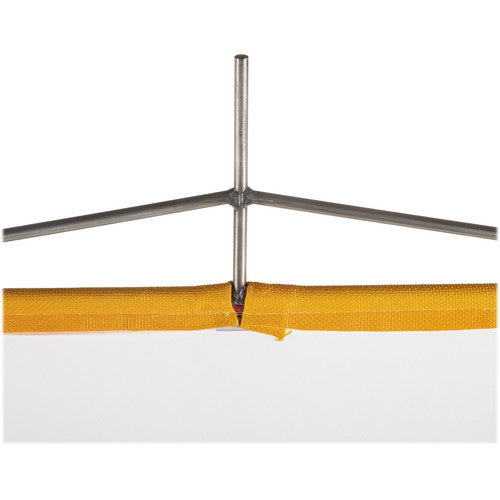 White Artificial Silk Flag (48 x 48")