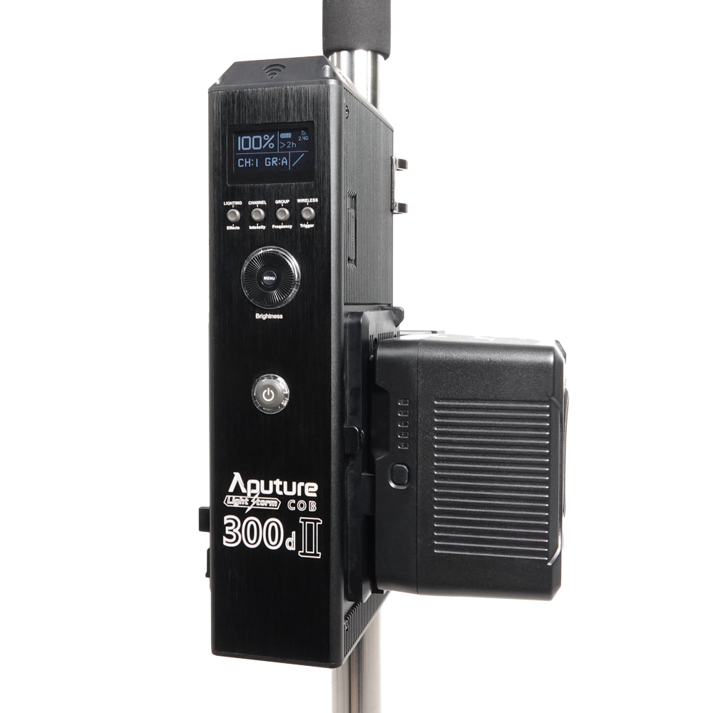 Aputure Light Storm C300d Mark II LED Light Kit with V-Mount Battery Plate