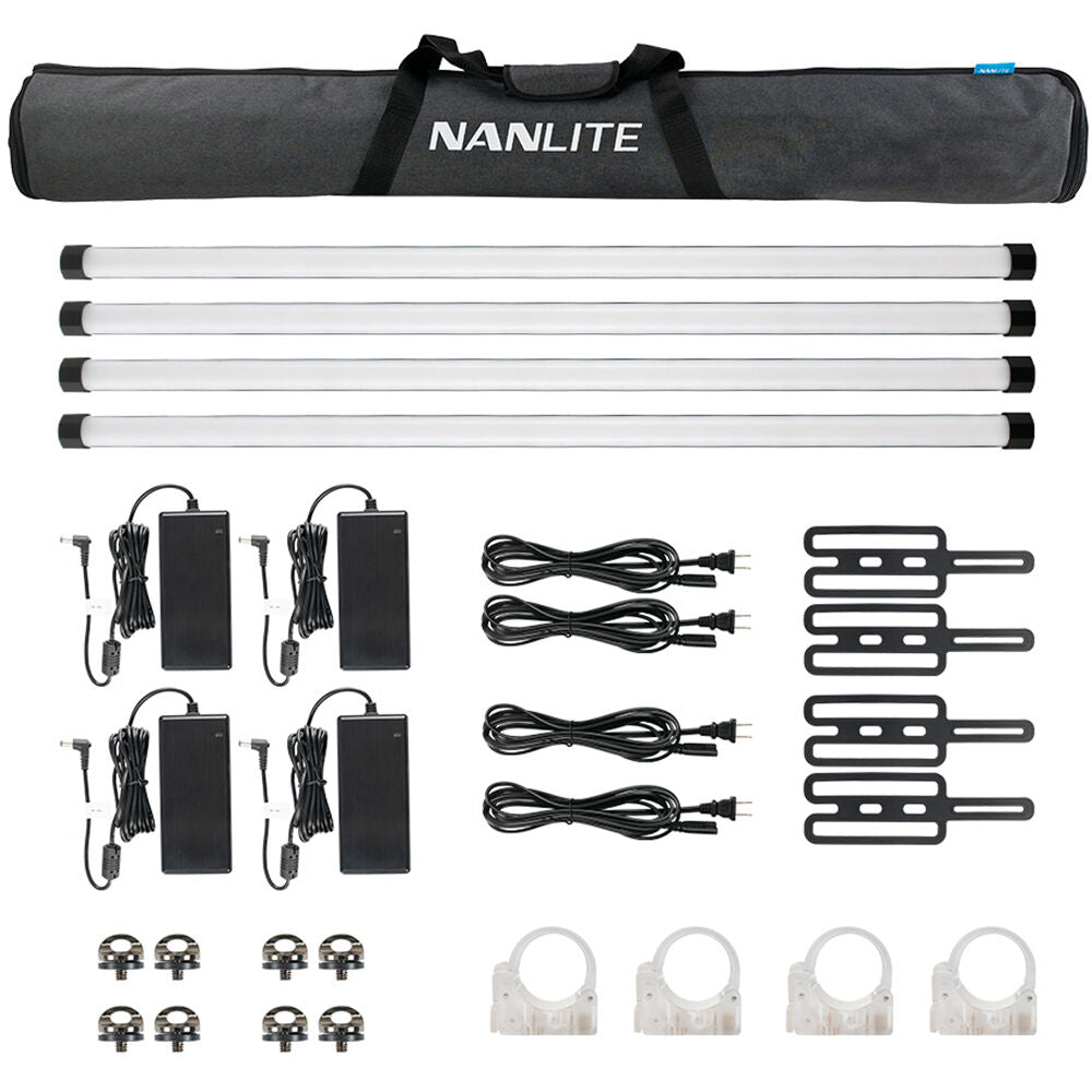 Nanlite PavoTube II 30X RGBWW LED Pixel Tube 4-Light Kit