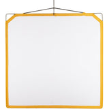 White Artificial Silk Flag (48 x 48")