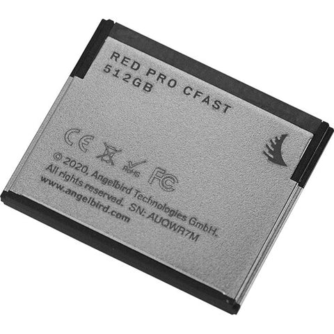 RED DIGITAL CINEMA 512GB RED PRO CFast 2.0 Memory Card