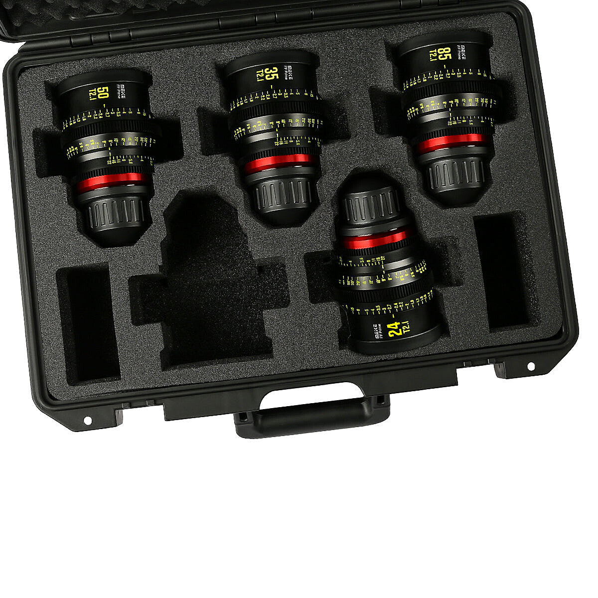 Meike Full Frame Cine lens Set T2.1 EF Mount (24mm, 35mm, 50mm, 85mm, 105mm)