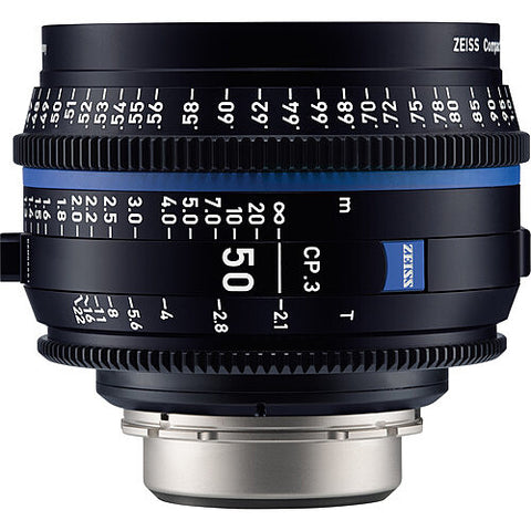 ZEISS CP.3 50mm T2.1 Compact Prime Lens (Sony E Mount, Feet)