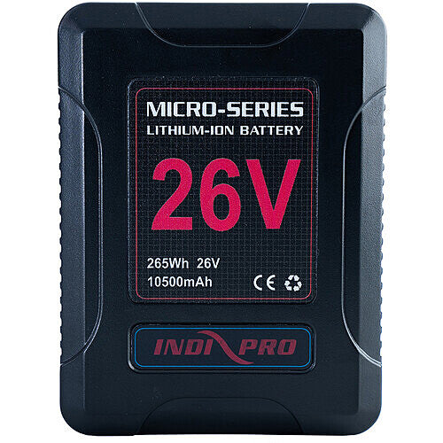 IndiPRO Tools Micro-Series 26V 260Wh Lithium-Ion Battery with D-Tap Port (V-Mount)
