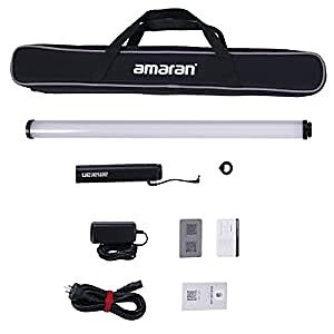 amaran T2c RGBWW LED Tube Light with Battery Grip (2') Kit
