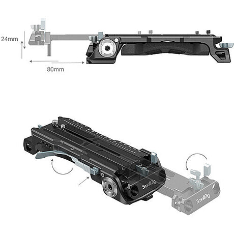 SmallRig Shoulder Pad Pro + Dual Handles Kit