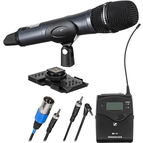 Sennheiser EW 135P G4 Camera-Mount Wireless Cardioid Handheld Microphone System Kit