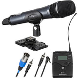 Sennheiser EW 135P G4 Camera-Mount Wireless Cardioid Handheld Microphone System Kit